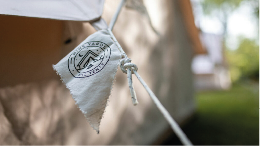 Spacious bell tent accommodation for Isle of Man TT Races with real beds and all the trimmings