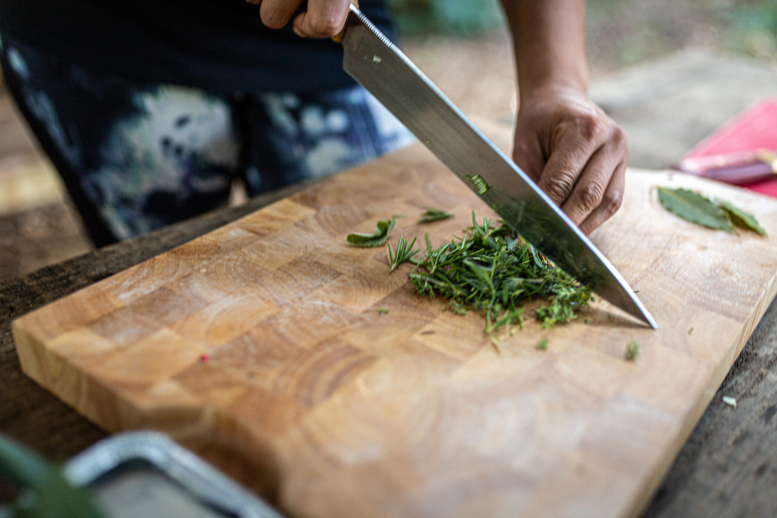 Outdoor cooking for glamping